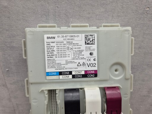 BMW 5 G30 G31 Unité commande confort Unité de contrôle FEM 8715805