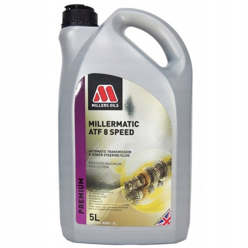 Трансмісійне масло millers atf zf 8 ступ. 5л