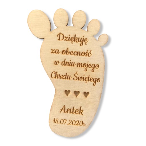 ПОДЯКА ЗАПРОШЕННЯ НА ГОСТІ НОЖНЕ ХРЕЩЕННЯ