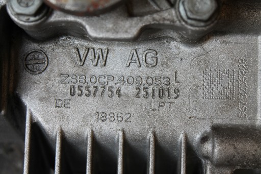 4005. REDUKTOR cambio ingranaggi VW AUDI 0CP409053L