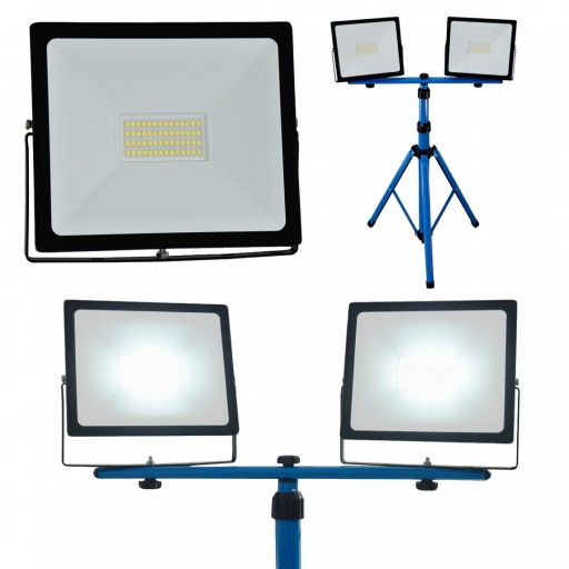 Галогенная светодиодная конструкция на штативе разъем 3M 2x50w