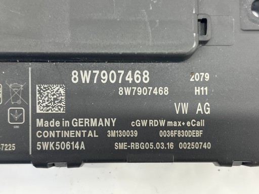 module control unit GATEWAY original 8W7907468 AUDI A5 II F5 A4 B9 8W