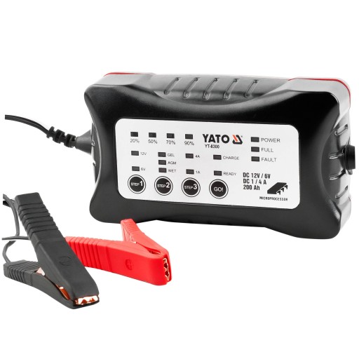 Электронный выпрямитель Yato 6/12В 4А 200Ач