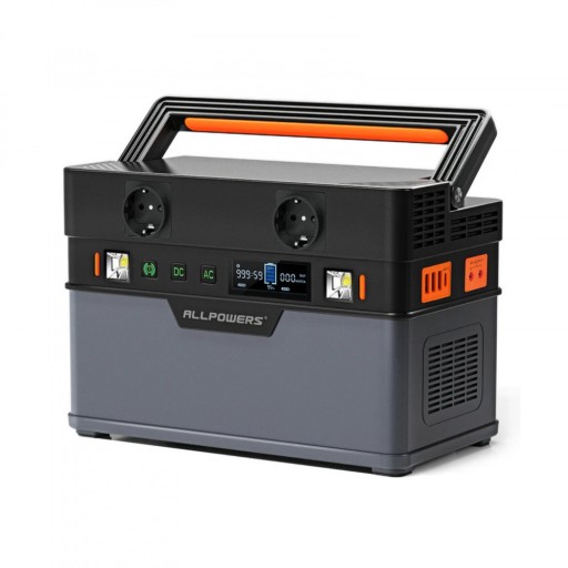 Электростанция allpowers s700 700w 606wh, входы usb и переменного тока