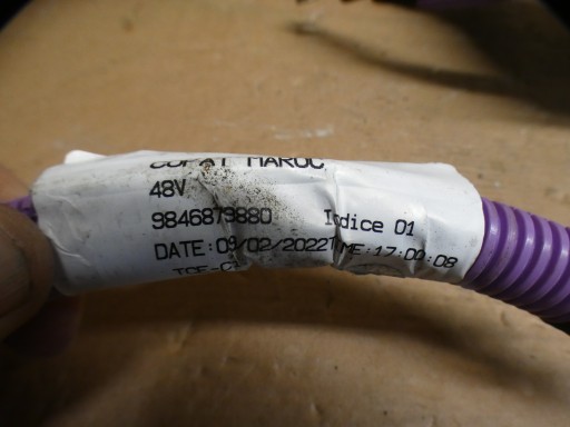 PEUGEOT 3008 II wiring wysokiego of tension 9846956680