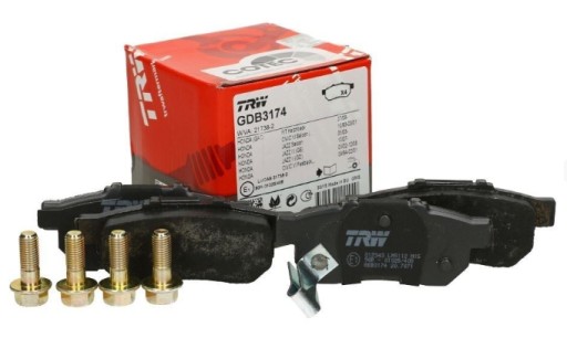 GDB3174 - ГАЛЬМІВНІ КОЛОДКИ ЗАДНІ HONDA CITY IV 4 VI 6 JAZZ