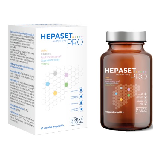 NORSA PHARMA Hepaset PRO 60Kaps PODPORA PEČENE