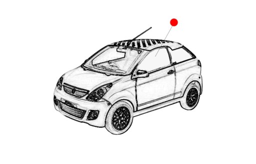 7AP108V - СКЛО ЛІВИХ ДВЕРЕЙ AIXAM 2010 ОРИГІНАЛ