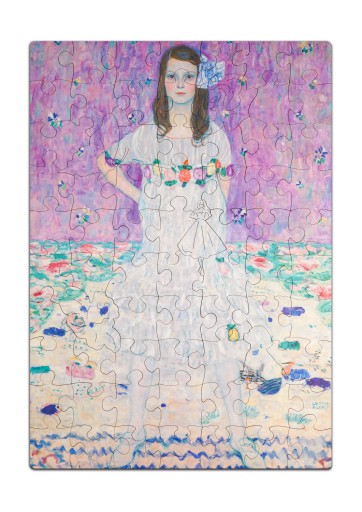 Drevené puzzle A3 Klimt Mada Primavesi