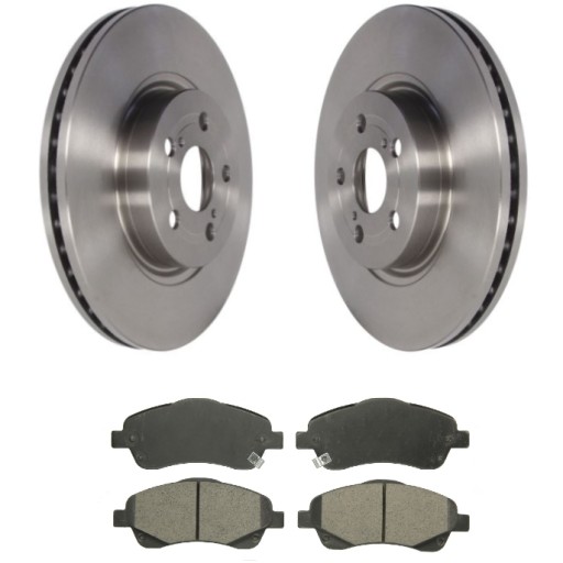 Диски колодки передні для TOYOTA AVENSIS T25 03-