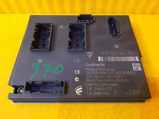 Модуль комфорта porsche panamera 970 7pp907064bd