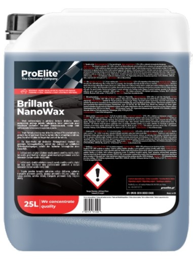 Влажный воск Brillant NanoWax 25L ProElite