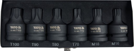 TOYA IMPACT KIT. КЛЮЧІ ДЛЯ ХВОСТИКА. TORX/SPLINE