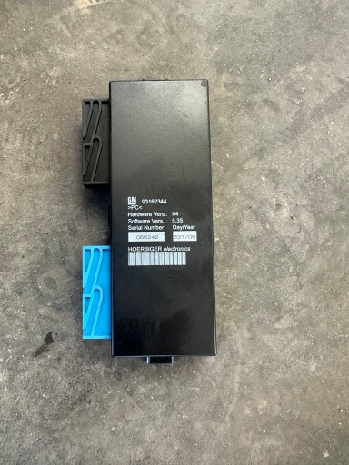 Модуль контроллера крыши opel tigra b cabrio 93162344