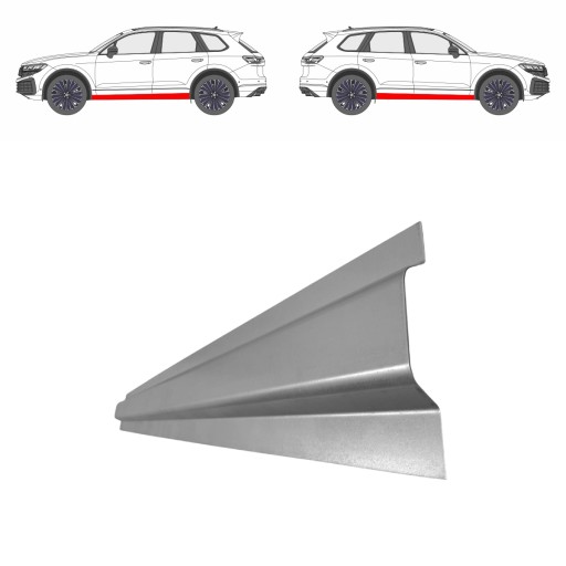 Autobig-15184 - Порог салона JEEP CHEROKEE 01-08 LIBERTY KJ L=R