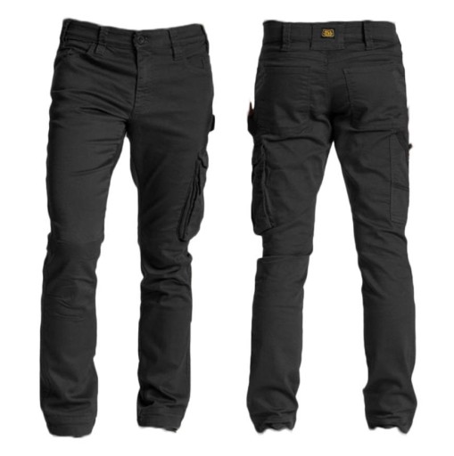 Джинсовые рабочие брюки эластичные черные R. 56