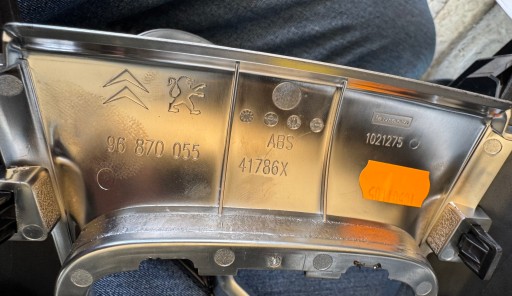 CITROEN C3 II DS3 Châssis Console Couverture tablier moteur 9684153677