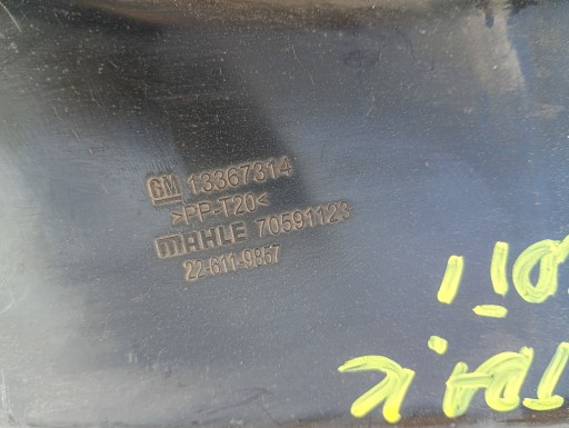 tube intake air pipe OPEL ASTRA K V