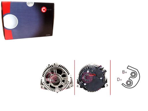 CASCAL15206AS(iMOTO) - Генератор casco 96189464 80 5705k7 a3ta5591 + комплект драйвера №37