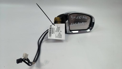 mirror right EU CHROM MERCEDES S- KLASA W220 LIFT 10+5 PIN