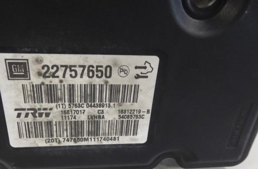 pump ABS OPEL INSIGNIA A