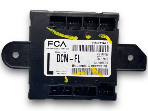 MASERATI control unit module door 68595947AB @M