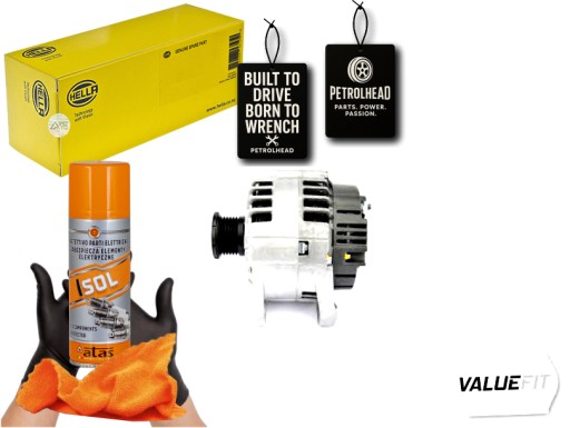 HEL8EL 011 - Генератор (14в 130а) volvo s40 i v40 nissan inter #petrolhead pro+ kit4