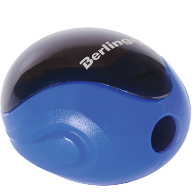 Точилка ручна одинарна з контейнером Berlingo Multicolor