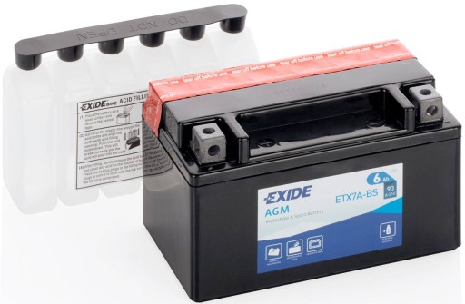 ETX7A-BS - Акумулятор DAELIM 125 Sym 125 EXIDE ytx7a-BS човен
