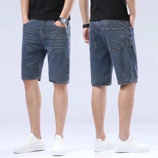 Plus Size 46 48 Denim Shorts Men Summer Tenké Casua