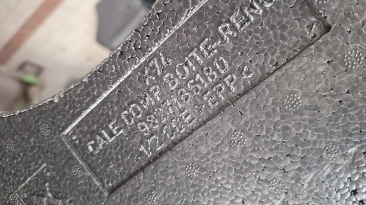 polystirene WKLAD wheels of a spare DS7 CROSSBACK 9827186180