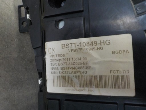 FORD FOCUS II LIFT dials dials BS7T-10849-HG