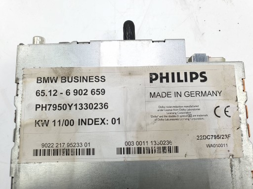 RADIO radio 65.12-6 902 659 BMW E46 320 D