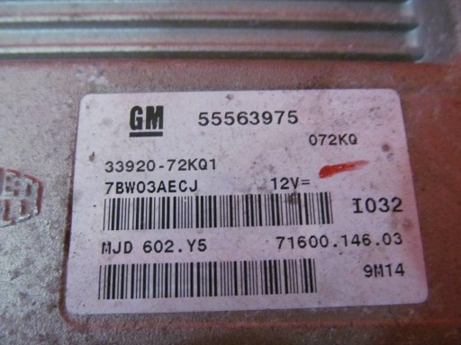 SUZUKI SWIFT III 4 IV MK6 MZ 05-10 1.3 DDIS D13A control unit computer of the engine