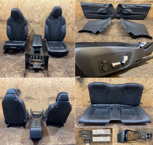 seats KPL. GRZANE WENTYLACJA MODULY airbags leather BMW G15 1
