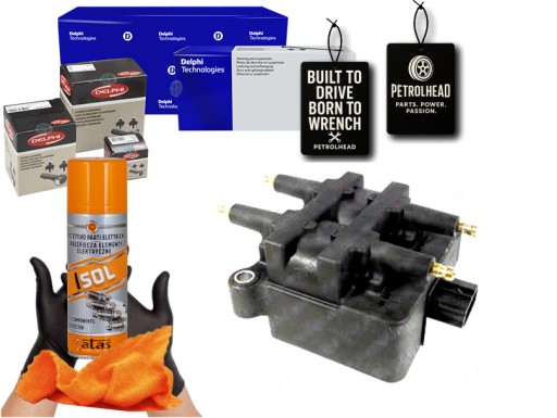 DELGN10220-12B1#ECS-PCP+K - Катушка зажигания subaru 2.0 2.5 3.0 forester impreza #petrolhead pro+ kit4