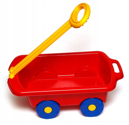 Vozík na hračky skladacia rukoväť pre záhradu a domácnosť