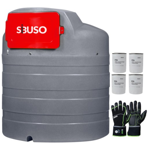 Двостінний дизельний бак 2500 л sibuso - надзвичайно міцний