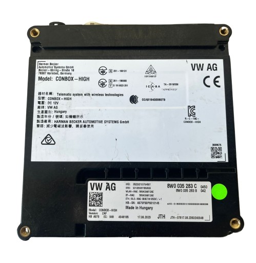 8W0 035 - Модуль контролера audi sos 8w0035283c