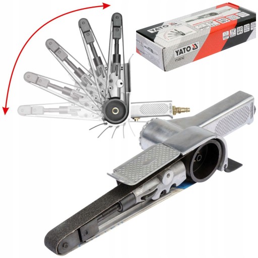 СТРІЧКОВА ПНЕВМАТИЧНА ШЛІФУВАЛЬНА МАШИНА 20X520 ММ YATO