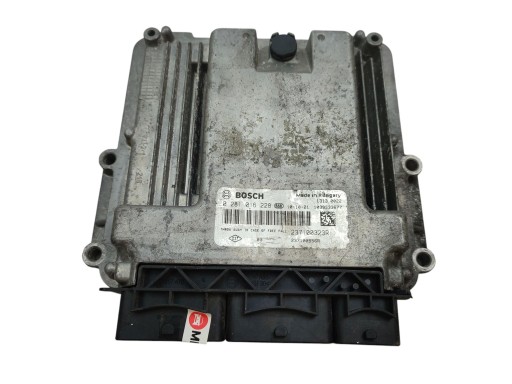 computer control unit of the engine RENAULT MEGANE III 2.0 DCI 237100323R 0281016228