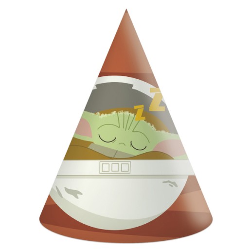 STAR WARS YODA ПАПЕРОВІ КАПЕЛЮХИ 6 ШТ.