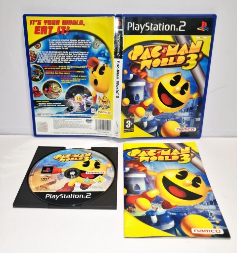 Pac Man World 3 PlayStation 2 (PS2) pudełkowa • Cena, Opinie - Allegro