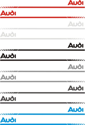 AUDI універсальні ремені 194см Тюнінг наклейки