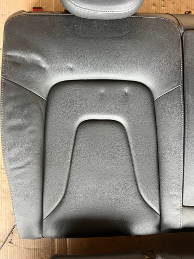 AUDI A5 8T 3D COUPE SIEDZISKO Sitz heck hinten Leder schwarze
