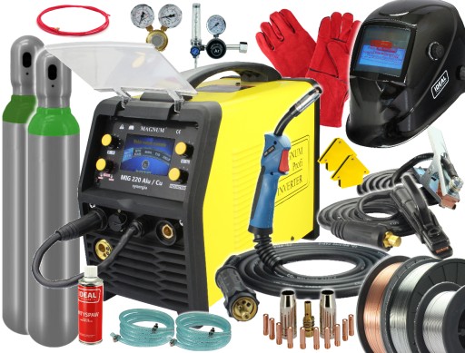 Зварювальний апарат MIGOMAT MIG 220 ALU cu Synerg. MAGNUM TIG
