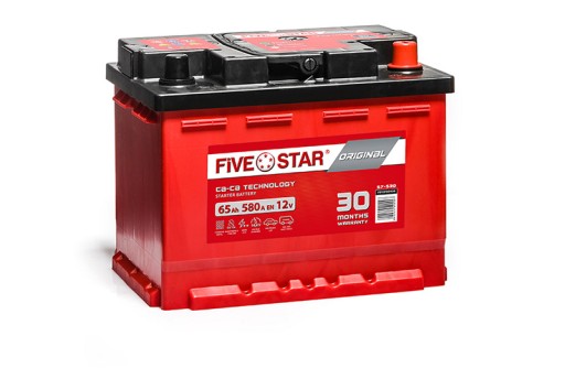 57-530 - Акумулятор five STAR ORIGINAL 65 AH, 65Ah, 580A