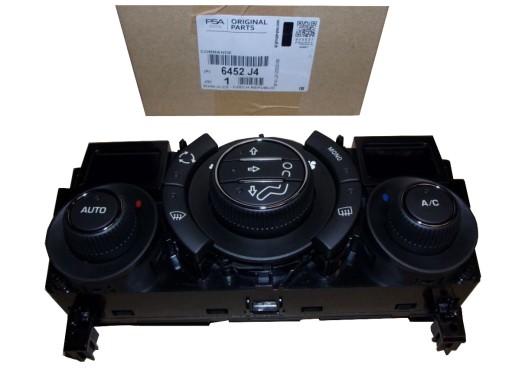 6452.J4 6452 - НОВАЯ ПАНЕЛЬ УПРАВЛЕНИЯ ВЕНТИЛЯЦИЕЙ PEUGEOT 308 6452J4