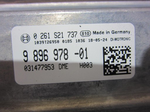 BMW X3 G01 B46 G11 computer Centralina Motore modulo 8744139 12148744139