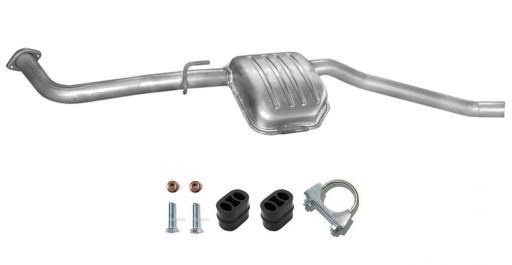 17.242 - OPEL OMEGA B 2.0 2.2 2.5 D УНІВЕРСАЛ СЕРЕДНІЙ ГЛУШНИК